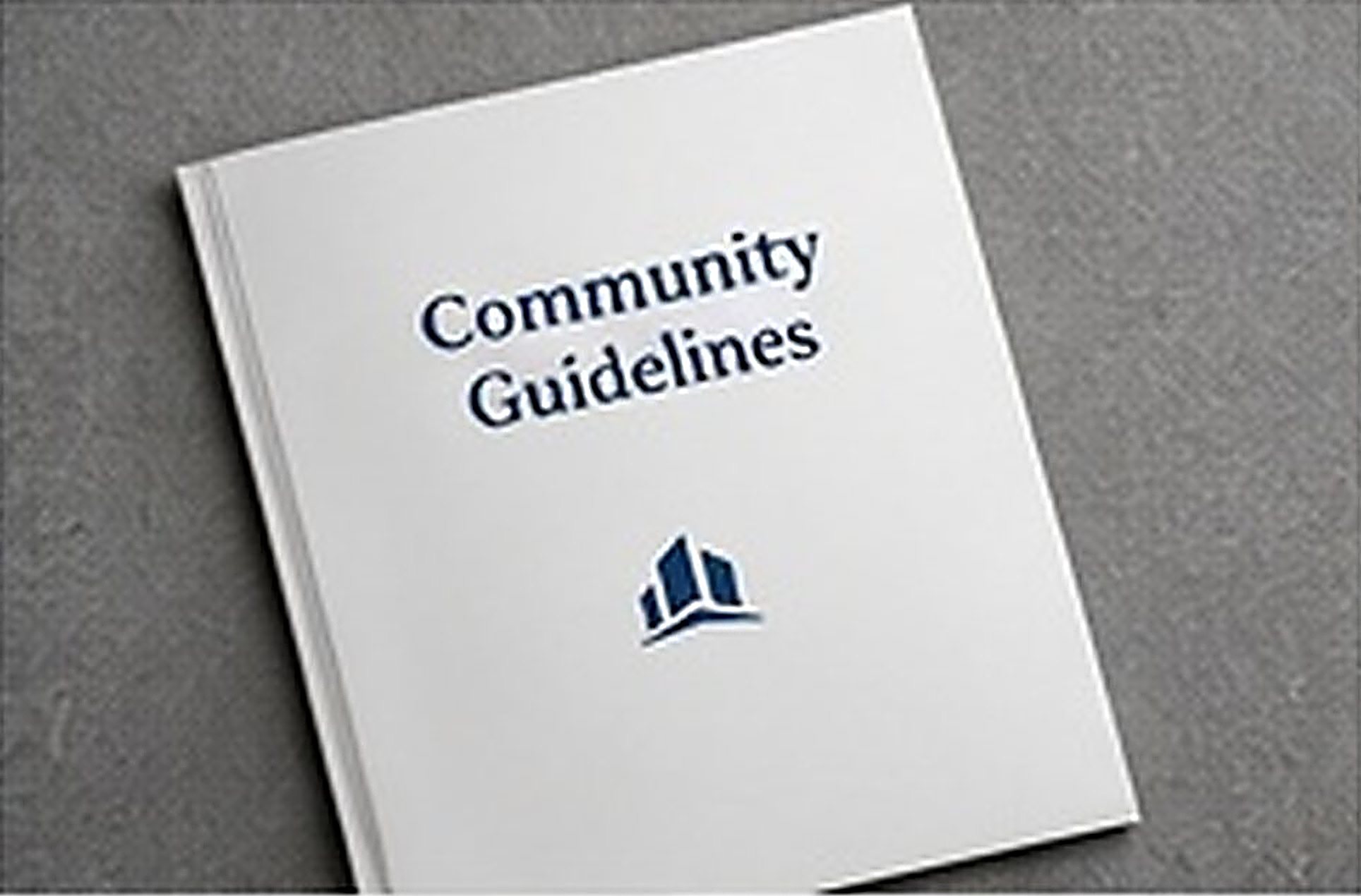 Community guidelines document folder